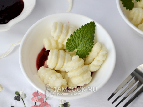 Творожные ньокки, рецепт с фото