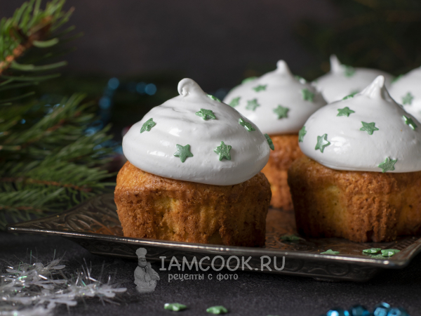 Капкейки с яблоками, рецепт с фото