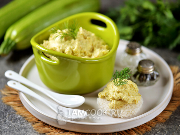 Паштет из кабачков, рецепт с фото