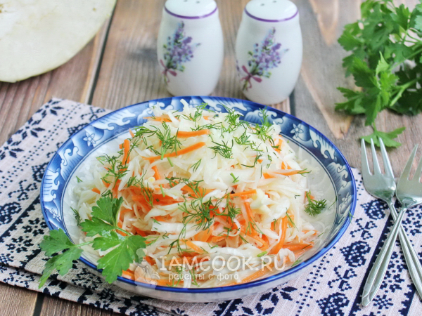 Маринованная капуста с медом быстрого приготовления, рецепт с фото