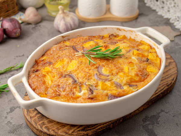 Фриттата с тыквой, рецепт с фото