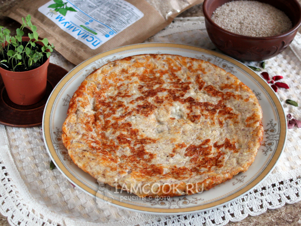 Хачапури ленивые без муки (без глютена) с псиллиумом, рецепт с фото