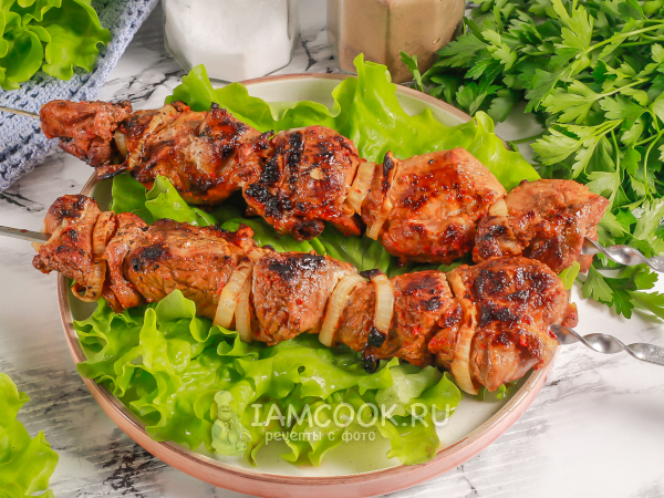 Шашлык из баранины по-кавказски, рецепт с фото