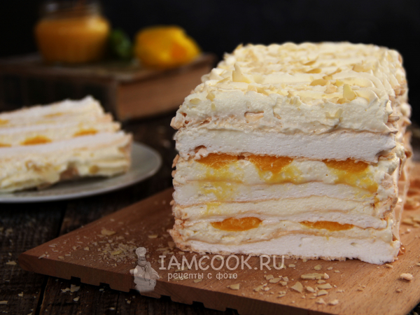 Меренговый торт, рецепт с фото