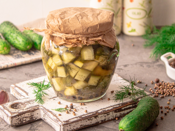 Салат из огурцов по-фински на зиму, рецепт с фото