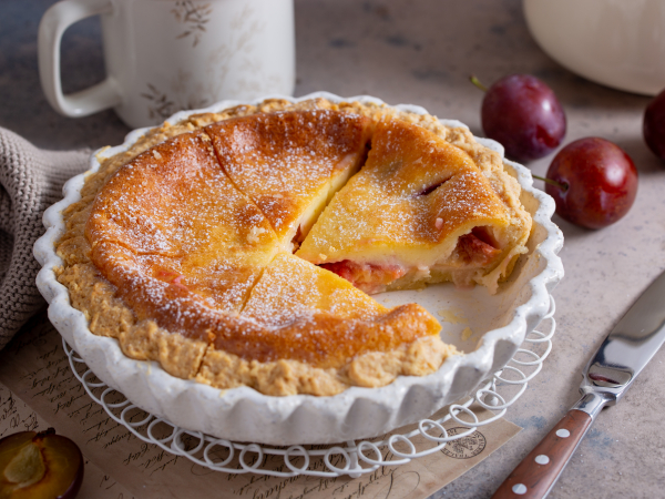 Цветаевский пирог со сливами, рецепт с фото