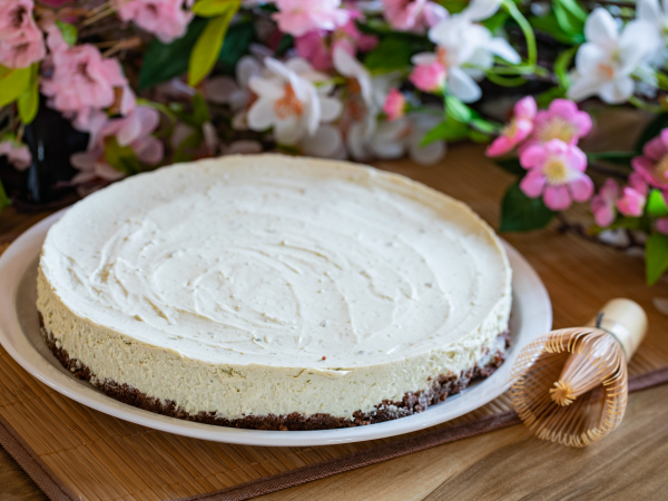 Чизкейк матча, рецепт с фото