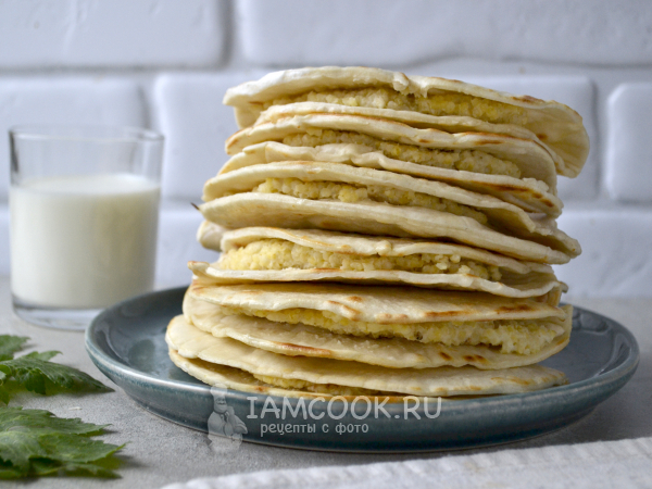 Кыстыбый на кефире, рецепт с фото