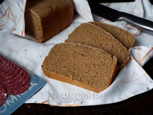 Ржаной хлеб в хлебопечке без пшеничной муки, рецепт с фото