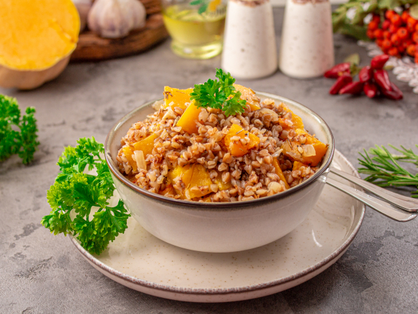 Гречка с тыквой в мультиварке, рецепт с фото