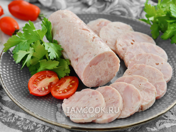 Домашняя колбаса из кролика, рецепт с фото