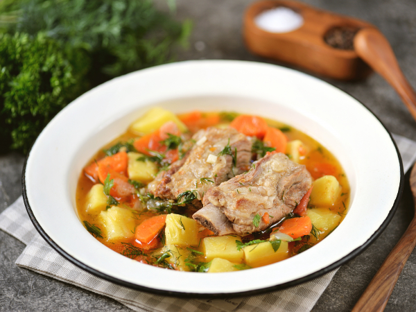 Шулюм из свиных ребрышек, рецепт с фото