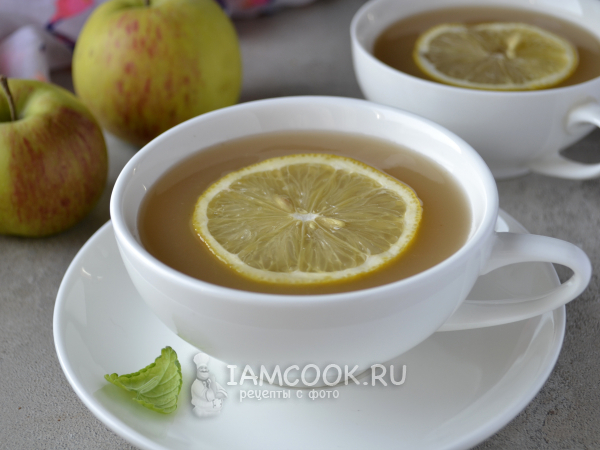 Кисель из яблок с крахмалом (из свежих), рецепт с фото