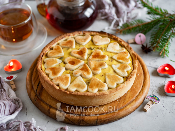 Пирог с тыквой и грецкими орехами, рецепт с фото