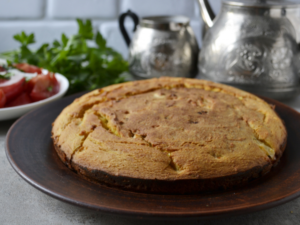 Чи-чуду (из кукурузной муки на кефире), рецепт с фото