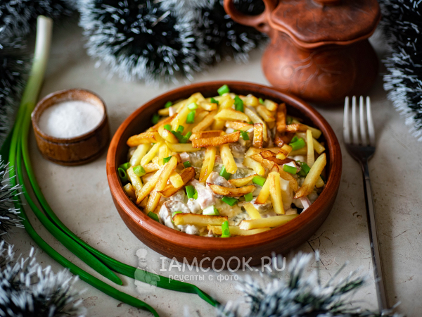 Салат «Вьюга», рецепт с фото