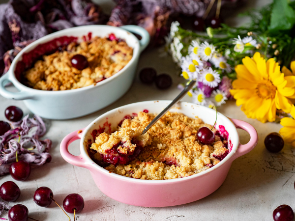 Миндальный крамбл, рецепт с фото