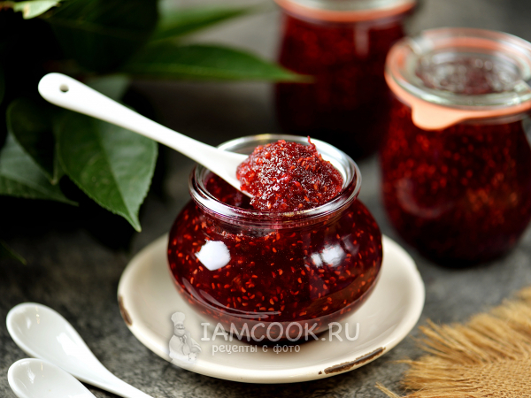 Желе из малины с агар-агаром на зиму, рецепт с фото