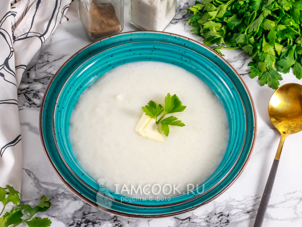 Протертая рисовая каша, рецепт с фото