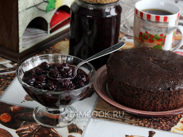 Варенье «Вишня в шоколаде» на зиму, рецепт с фото
