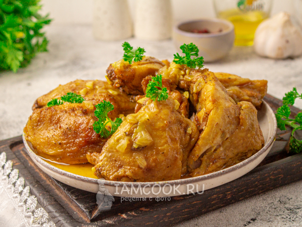 Куриные бедра в микроволновке, рецепт с фото