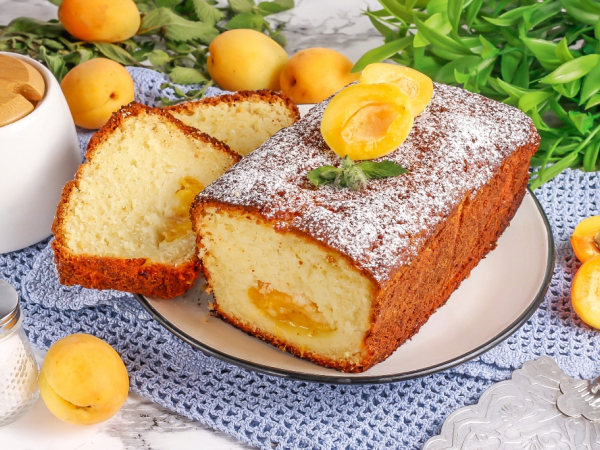 Творожный кекс с абрикосами, рецепт с фото