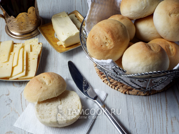 Булочки «Столичные», рецепт с фото