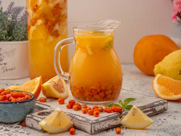 Облепиховый лимонад, рецепт с фото