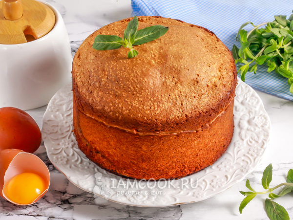 Бисквит на желтках, рецепт с фото