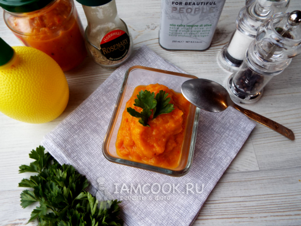 Тыквенный соус, рецепт с фото