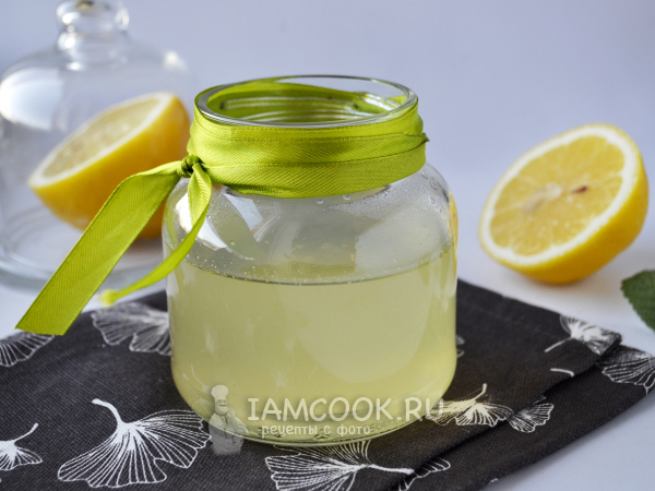 Лимонная пропитка для бисквита, рецепт с фото