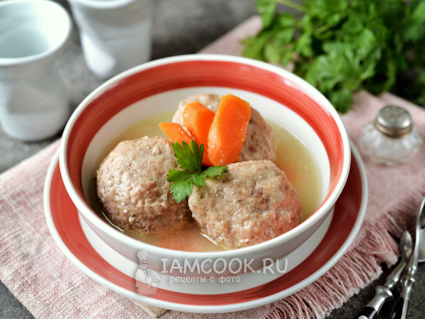 Детские тефтели из индейки, рецепт с фото