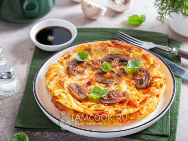 Овощной блин Ячеджон (Yachaejeon), рецепт с фото