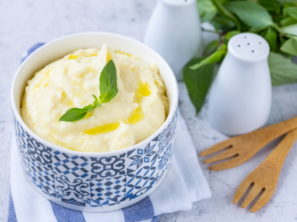Картофельное пюре со сливками и маслом, рецепт с фото