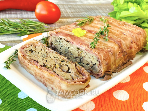 Террин из куриной печени, рецепт с фото