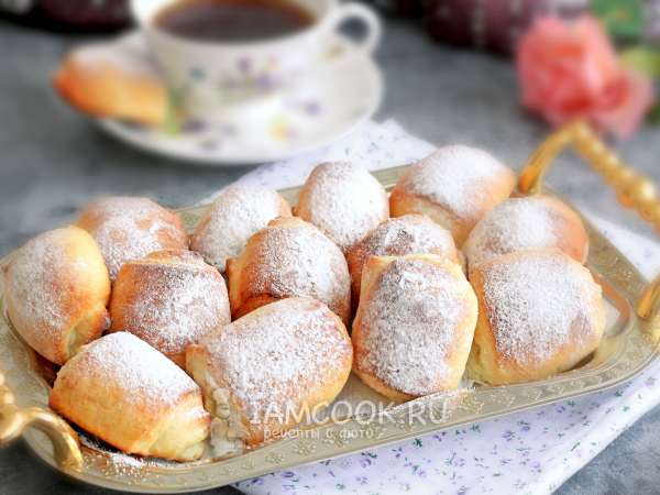 Творожные булочки с творогом, рецепт с фото