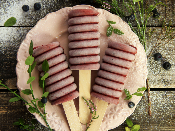 Черничное мороженое, рецепт с фото