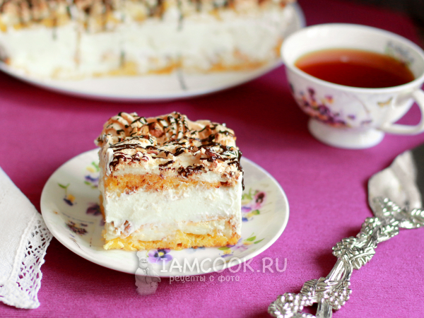 Норвежский торт, рецепт с фото