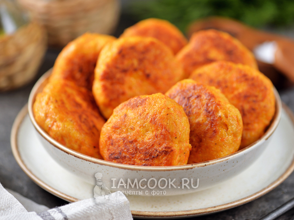 Морковные котлеты с фаршем (куриным), рецепт с фото