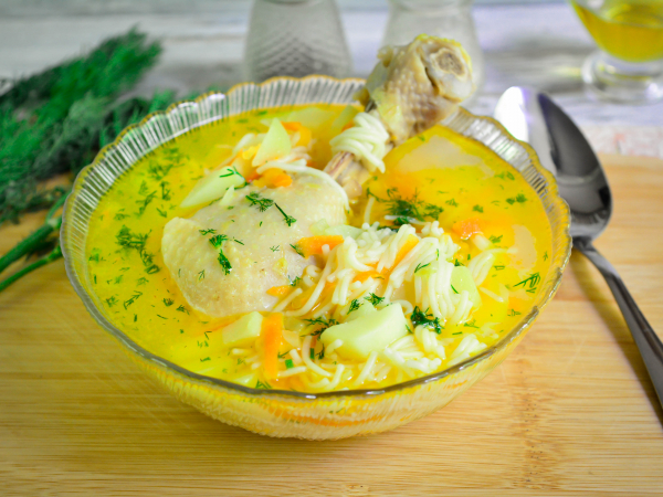 Суп из куриных ножек, рецепт с фото