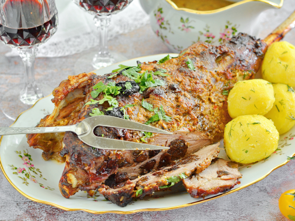 Козья нога, запеченная в духовке, рецепт с фото