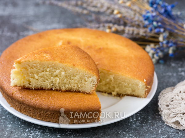 Манник на кефире с пропиткой, рецепт с фото