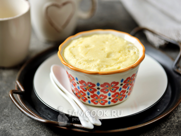 Диетическая творожная запеканка в микроволновке, рецепт с фото