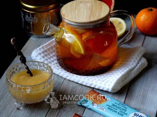 Цитрусовый чай, рецепт с фото