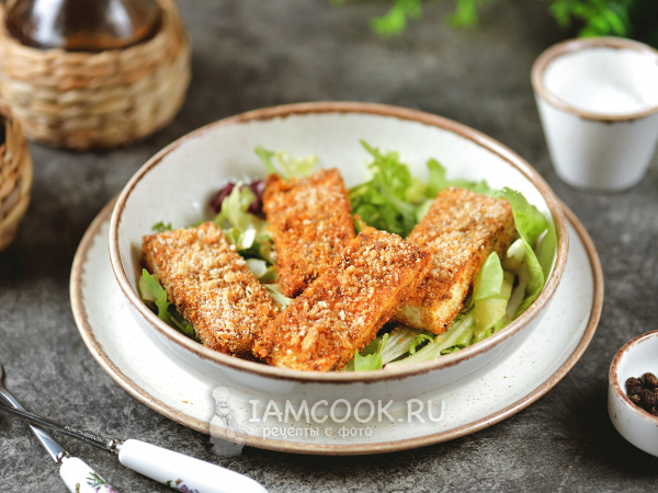 Запеченный тофу в духовке, рецепт с фото