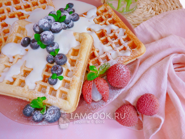 Бельгийские вафли «Брюссельские», рецепт с фото
