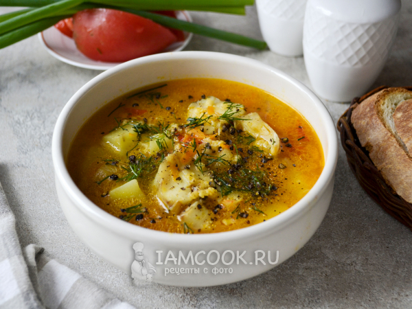 Рыбный суп из минтая с пшеном и картошкой, рецепт с фото