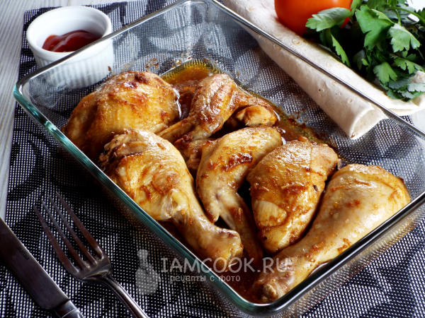 Курица, маринованная в рассоле, в духовке, рецепт с фото