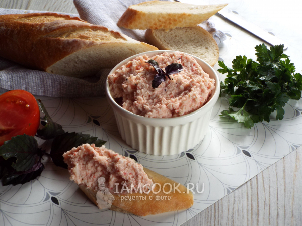 Паштет из крабовых палочек, рецепт с фото