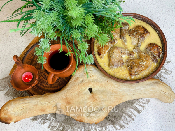 Шкмерули (из цыплёнка), рецепт с фото